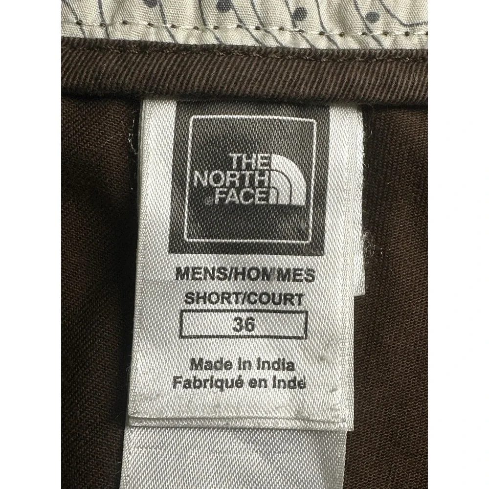 North Face Cargo Pant Mens 36x28 Brown Short Drawstring Hiking Utility Baggy Y2K